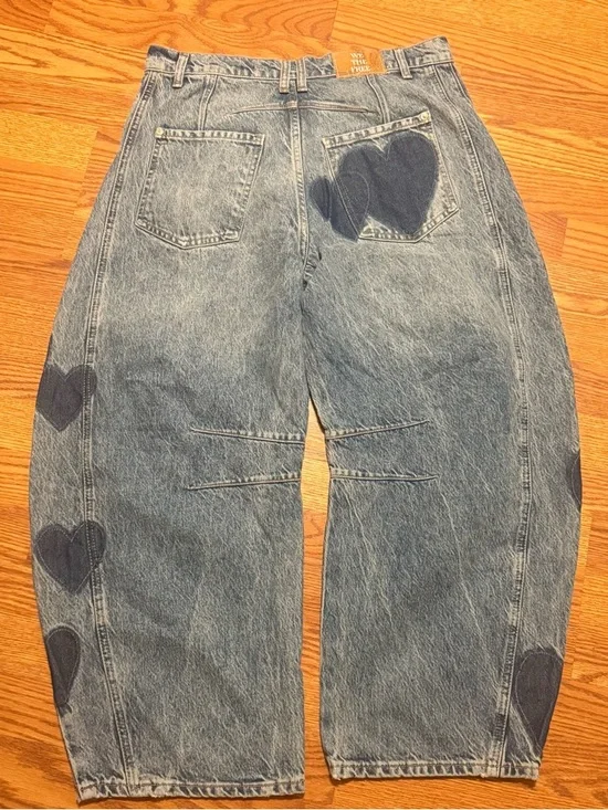 NWOT We The Free Good Luck Shadow Patch Jeans - Picture 5 of 9